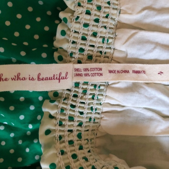 Anthropologie Maeve Strapless Green Dress 4 - Picture 10 of 10